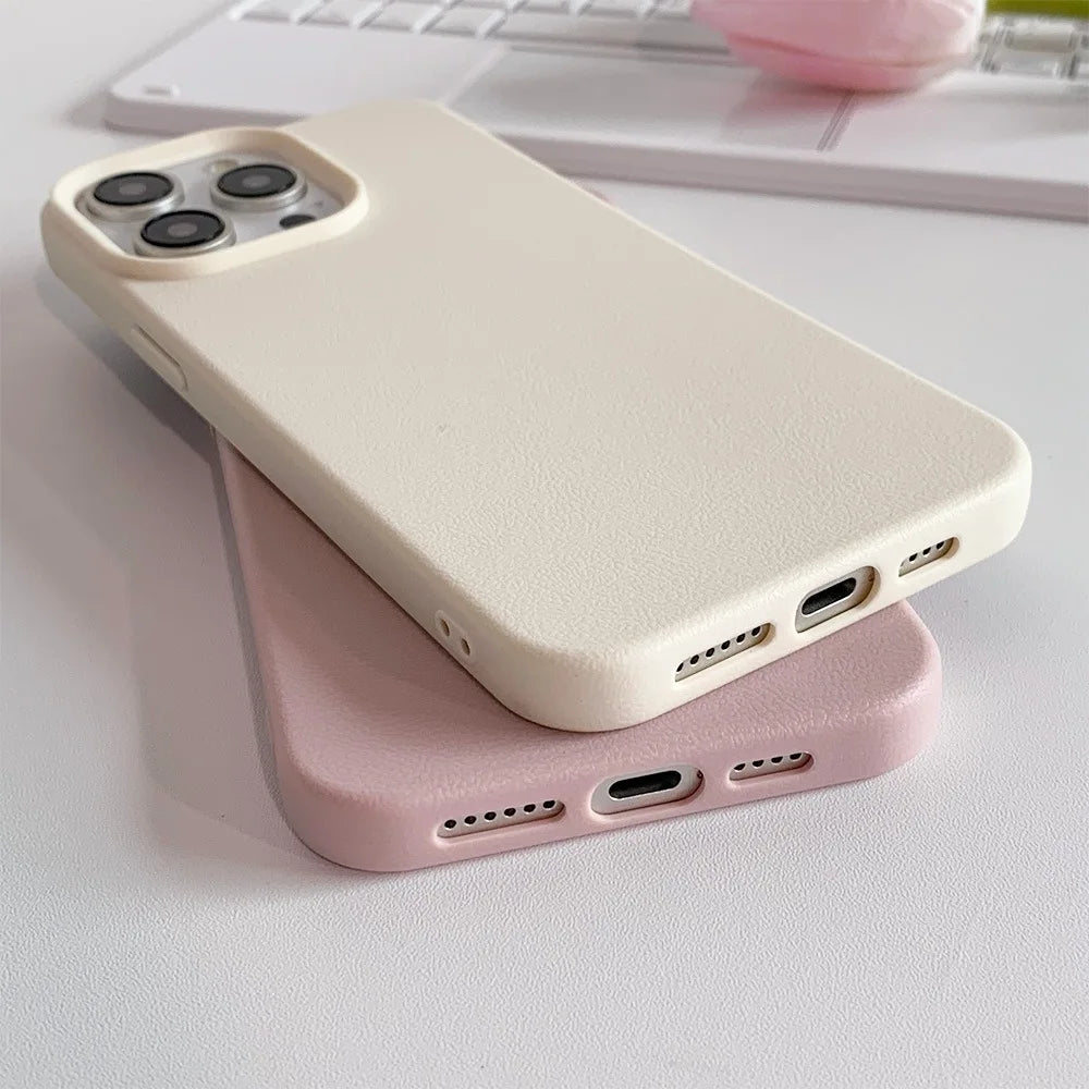 VitaHome™ ClassicLeather Shockproof Soft-TPU iPhone Case