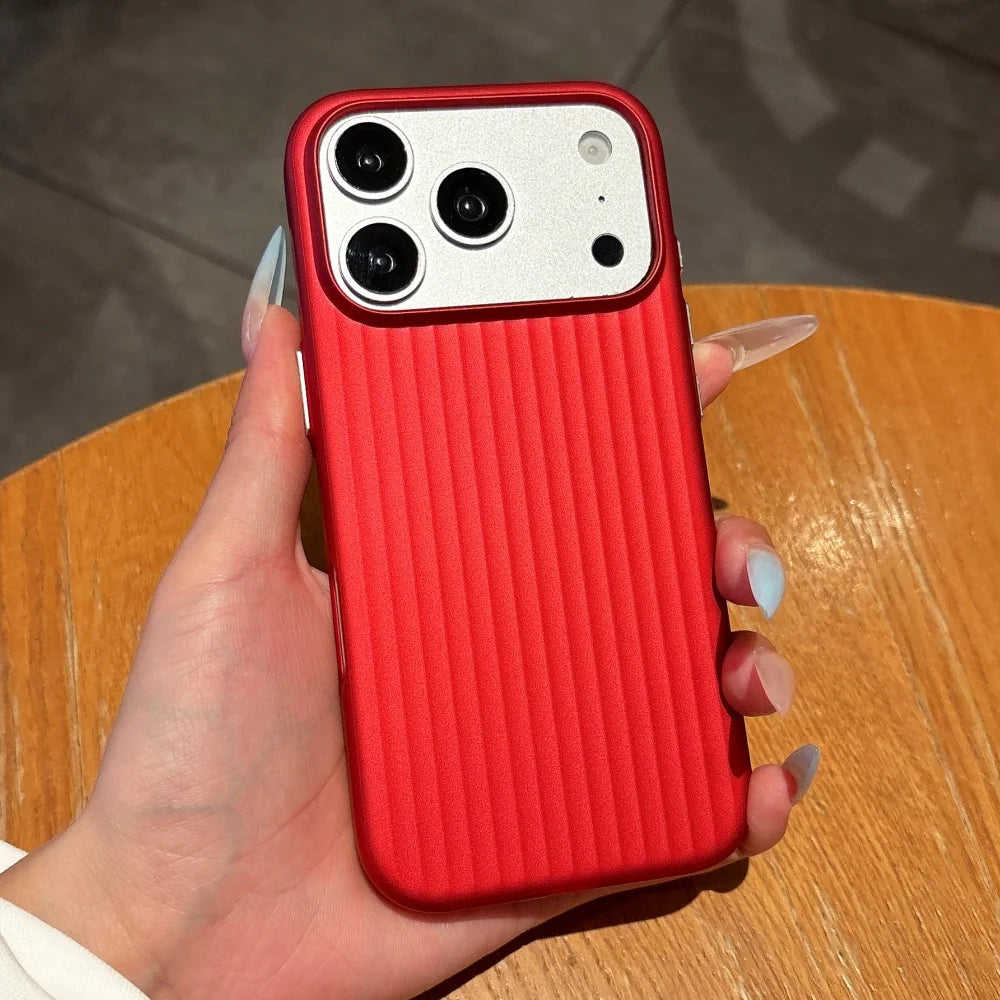 VitaPhone™ NomadLuggage Striped Textured Shockproof iPhone Case