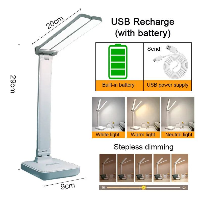 Schreibtischlampe USB dimmbar mit Touch 3 Stufen – Ansicht 8