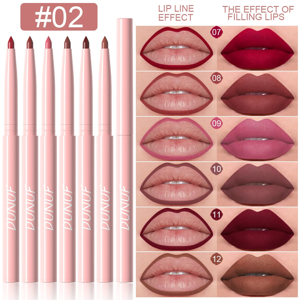 Vital™ Lipliner wasserdicht matt 6er-Set – Ansicht 8