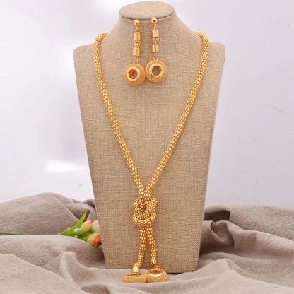 Schmuckset in Goldoptik mit Blütenmotiv – Ansicht 18