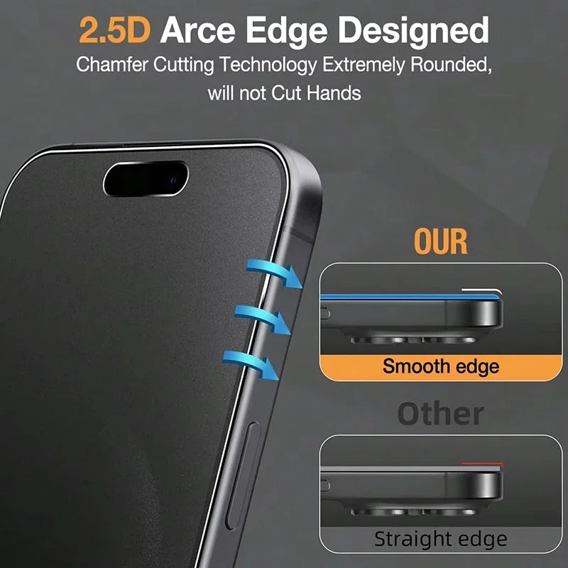 VitaShield™ StealthShield Matte Anti-Spy Ceramic iPhone Screen Protector
