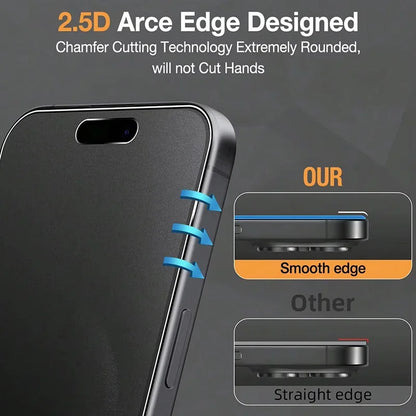 VitaShield™ StealthShield Matte Anti-Spy Ceramic iPhone Screen Protector