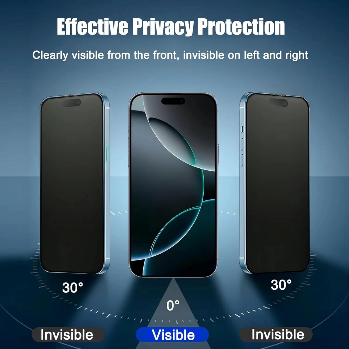 VitaShield™ StealthShield Matte Anti-Spy Ceramic iPhone Screen Protector