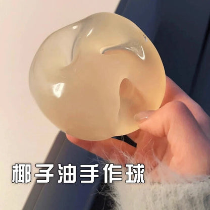 Vita Transparent Blue Maltose Slow-Rebound Anti-Stress Squishy Toy