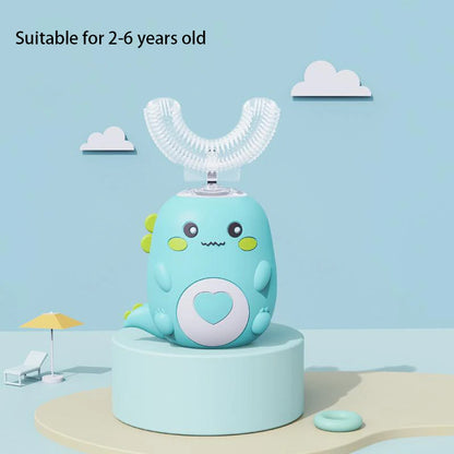 BALASHOV Kids U-Shaped Electric Silicone Sonic Toothbrush