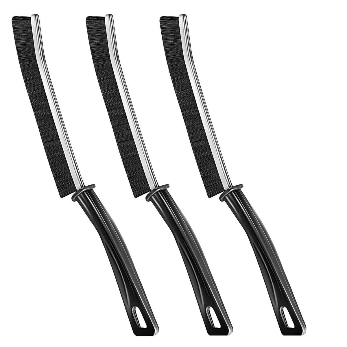 VitaHome™ DeepClean 3-Piece Hard-Bristle Crevice Brush Set