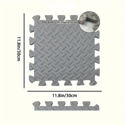 Bodenmatte für Fitness aus Steckfliesen 30 x 30 cm 16 Stück – Ansicht 10