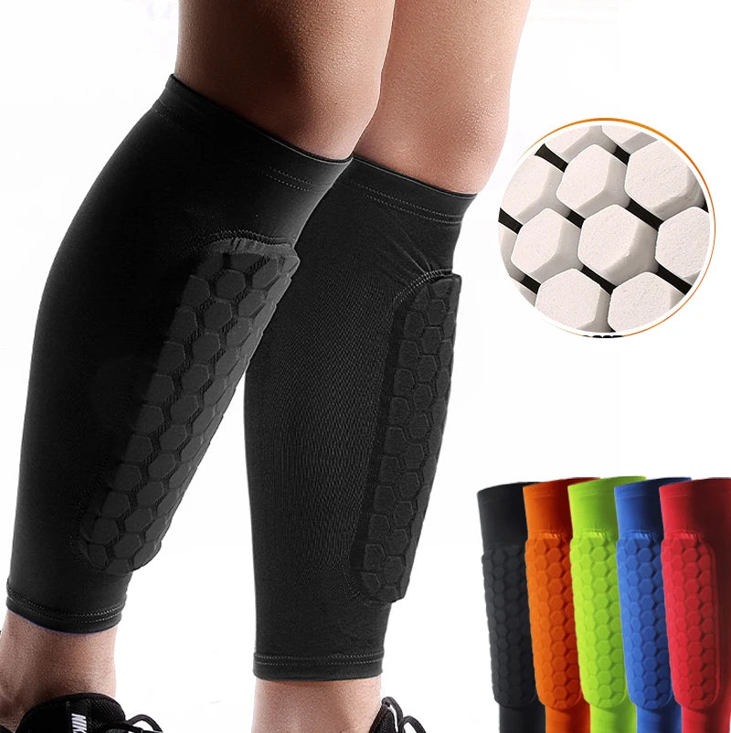 VitaCare™ StrikeGuard Pro Football Shin Guard Sleeves & Honeycomb Pads