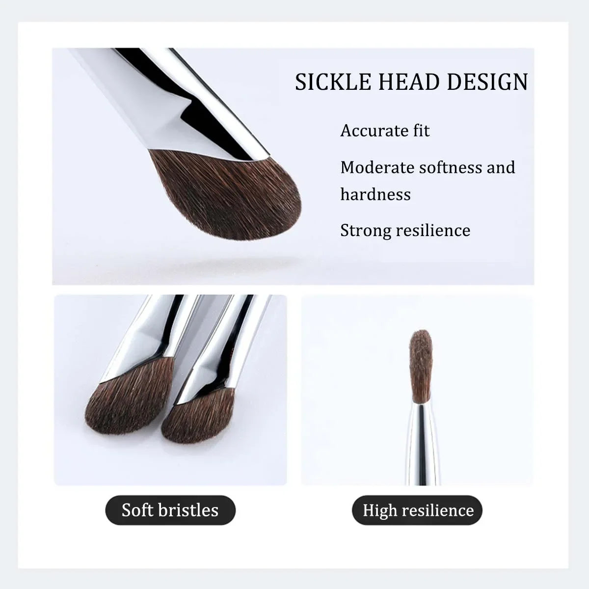 Vital™ 3D Precision Nose Contour & Highlighter Makeup Brush | Soft Synthetic Blending Tool