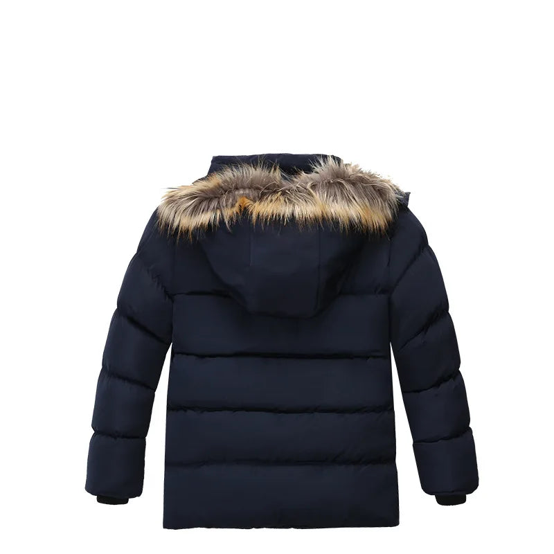 VitaCare™ LittleExplorer Warm Fur-Collar Hooded Coat