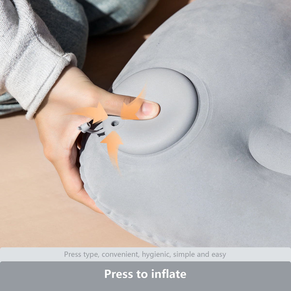 Vital™ Ultralight Camping Inflatable Pillow | Ergonomic Travel & Hiking Air Pillow