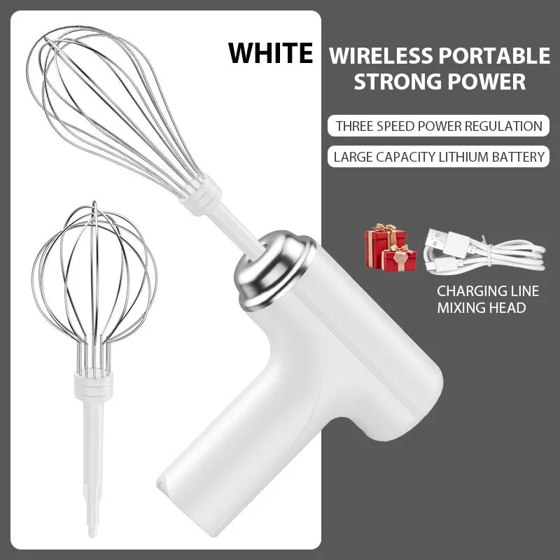 Vital™ Cordless Rechargeable Handheld Electric Egg Beater & Baking Mixer