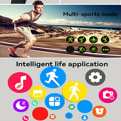 Smartwatch mit 2,01-Zoll-Touchscreen und Sportfunktionen – Ansicht 6