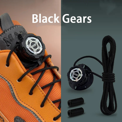 Upgraded No‑Tie Automatic Sneaker Laces Thick Rope Shoelaces with Swivel Metal Capsule Buckles Easy Installation – Ansicht 19