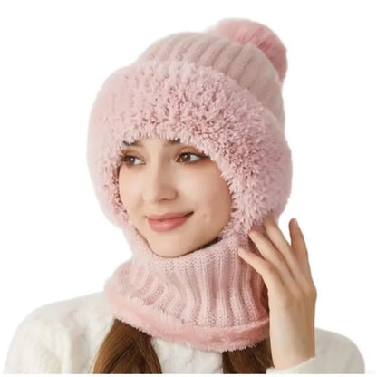 3-in-1 Multifunctional Knitted Winter Hat, Scarf & Face Mask
