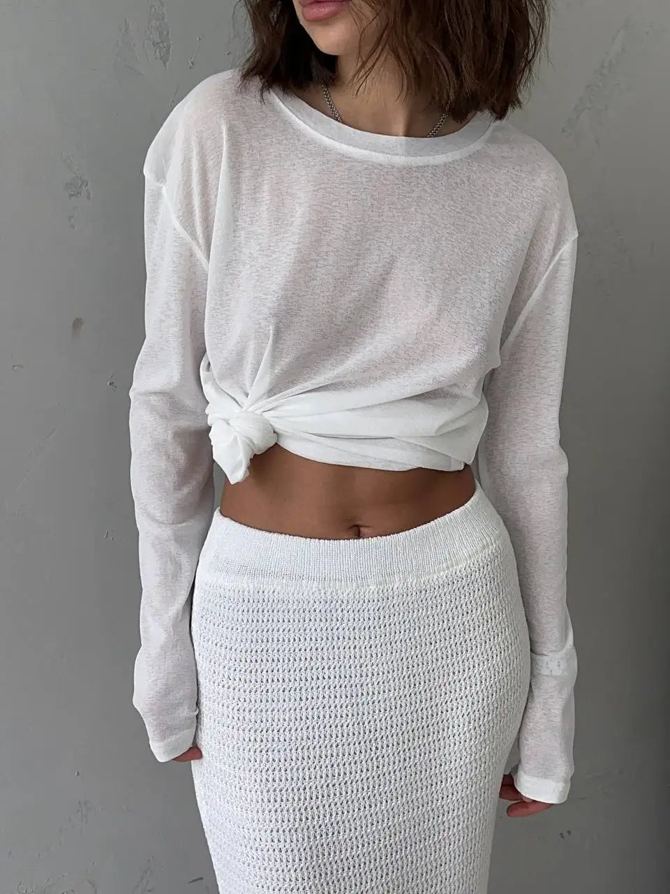 VitaCare™ SilkySoft Basic Knit Longsleeve Top