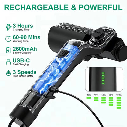 Vital™ PowerScrub 3-Speed Electric BBQ Grill Cleaner