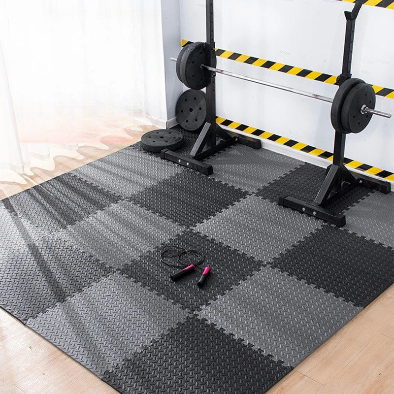 Bodenmatte für Fitness aus Steckfliesen 30 x 30 cm 16 Stück – Ansicht 7