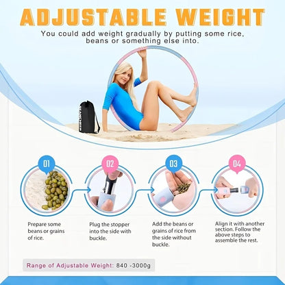 Fitness-Loops aus Edelstahl gepolstert 6-teilig – Ansicht 6