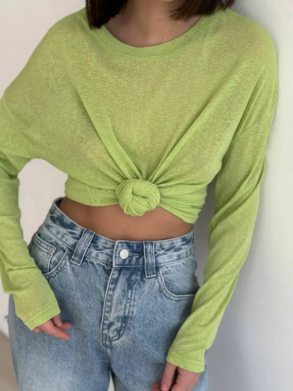 VitaCare™ SilkySoft Basic Knit Longsleeve Top
