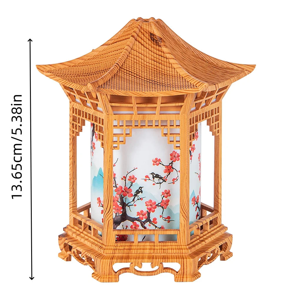 Luftbefeuchter mit Nachtlicht im chinesischen Stil – Ansicht 6