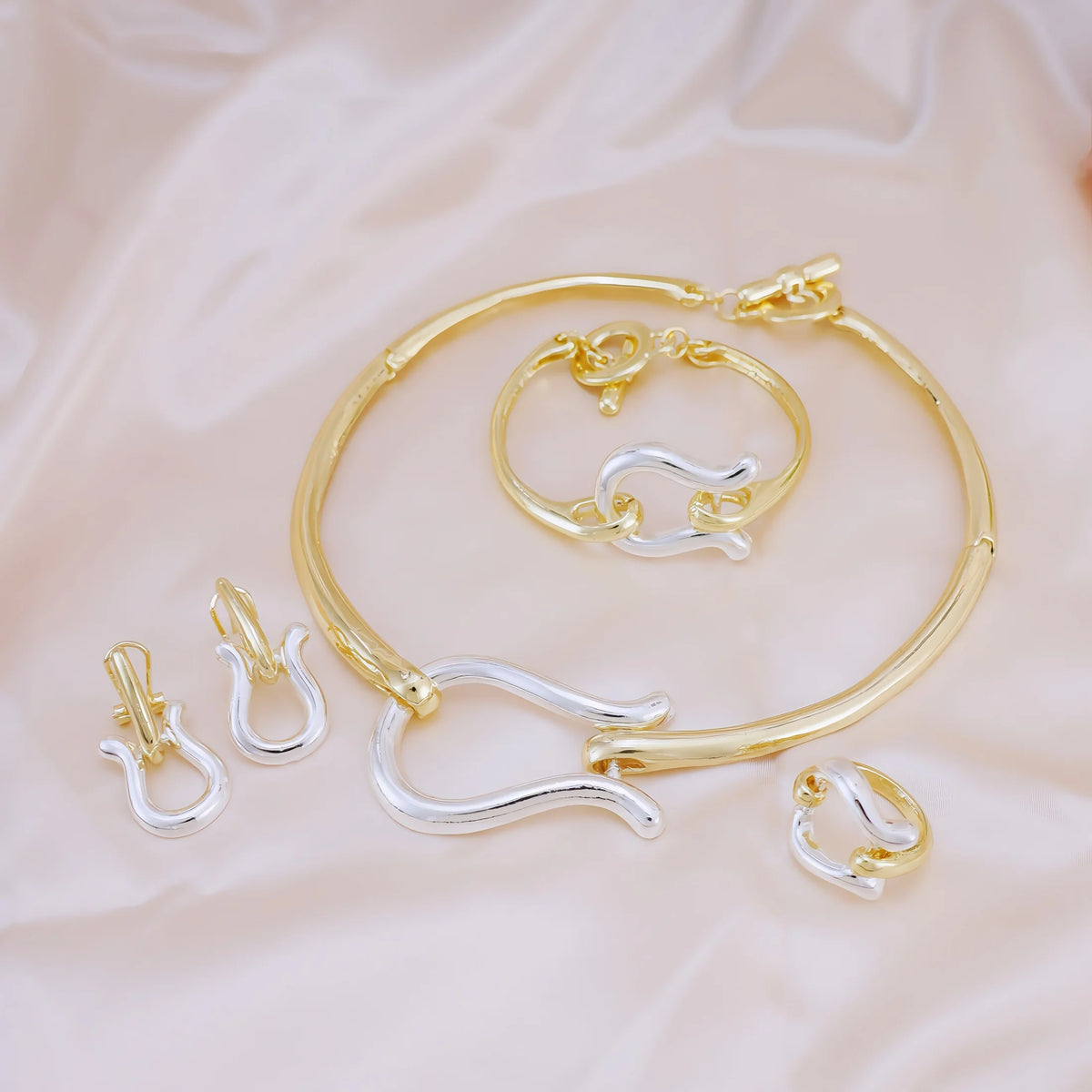 Schmuckset in Goldoptik – Ansicht 8