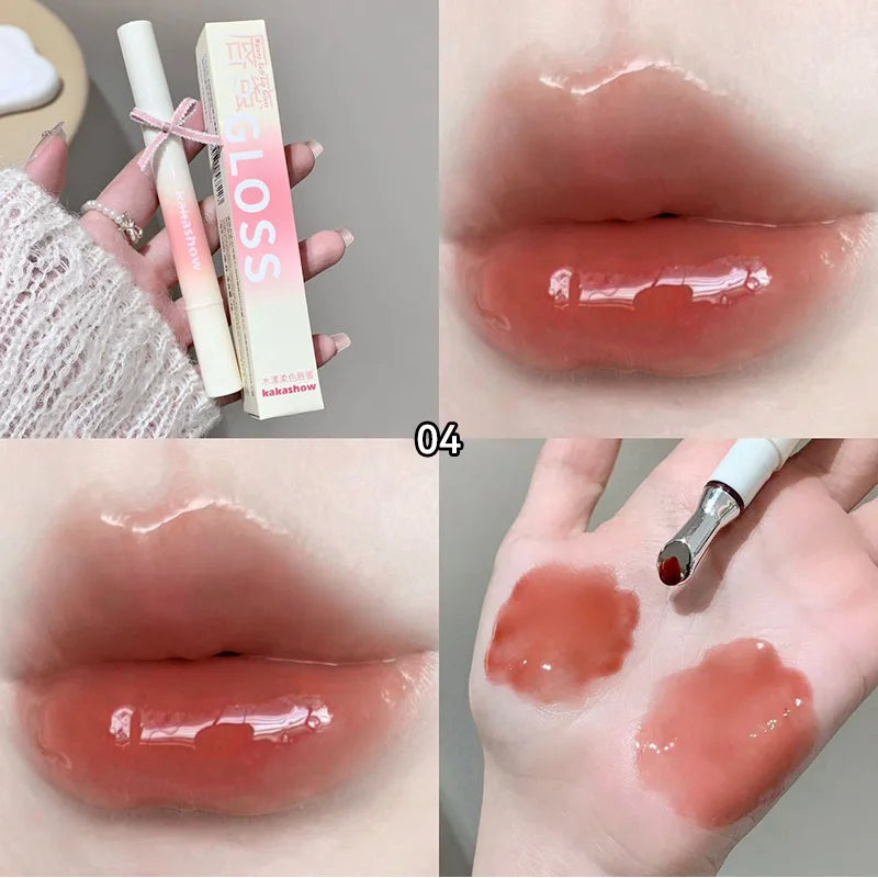 Lipgloss mit Spiegelglanz und Pflegeöl – Ansicht 12