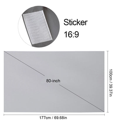 VitaHome™ CineView Pro Portable Anti-Light Projection Screen