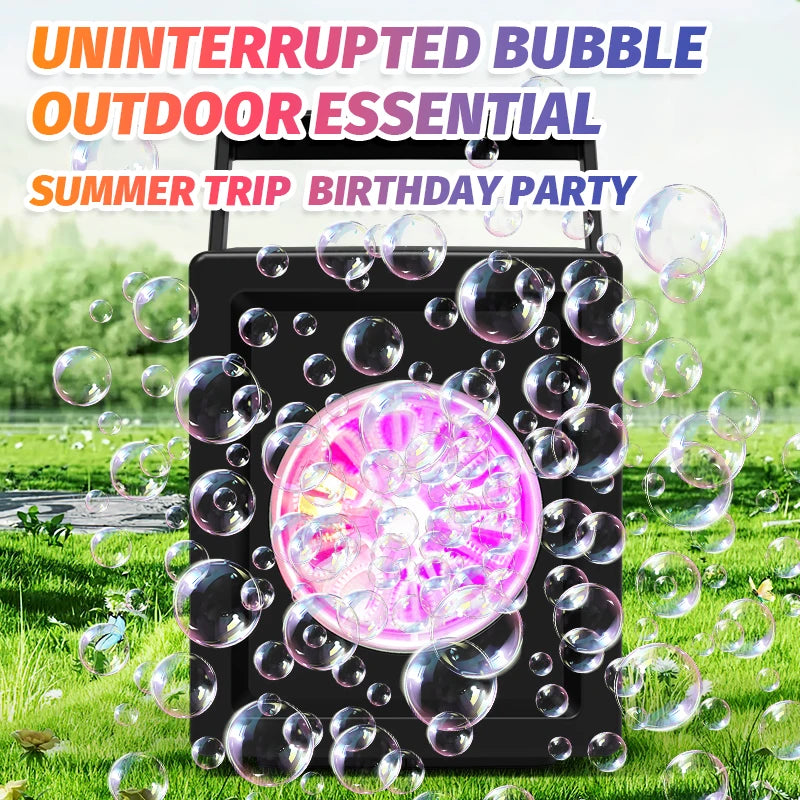 VitaHome™ MiniBubble 10-Hole Electric Bubble Gun – Ansicht 3