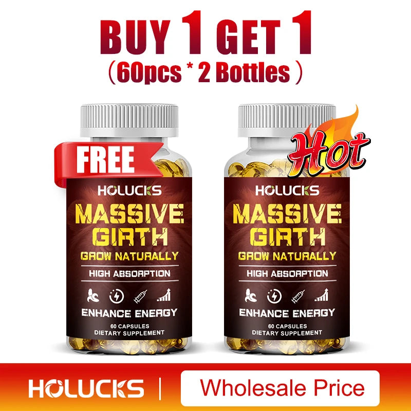 VITA HOLUCKS Natural Performance & Energy Supplement Capsules