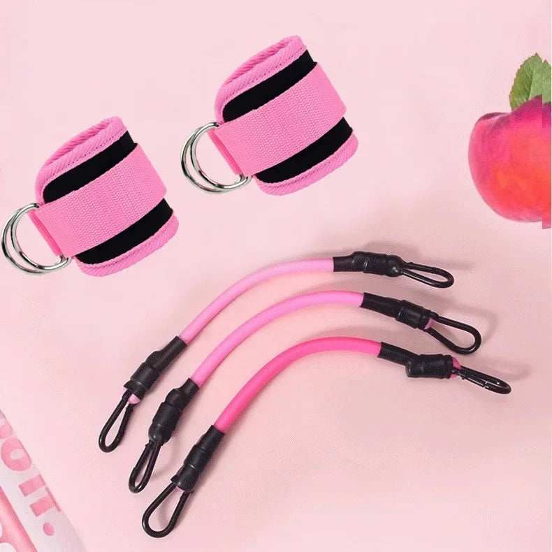 Fitnessband-Set mit Fußgelenkmanschetten – Ansicht 5