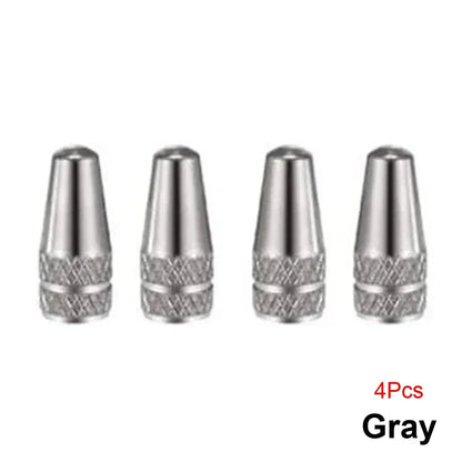 4PCS Aluminum Alloy Presta Valve Caps For Road MTB Track Racing Bike Tires French Valve Wheel Tube Covers – Ansicht 14