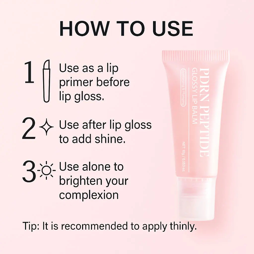 VitaCare™ PDRN Peptide Jelly Gloss Plumping Lip Balm