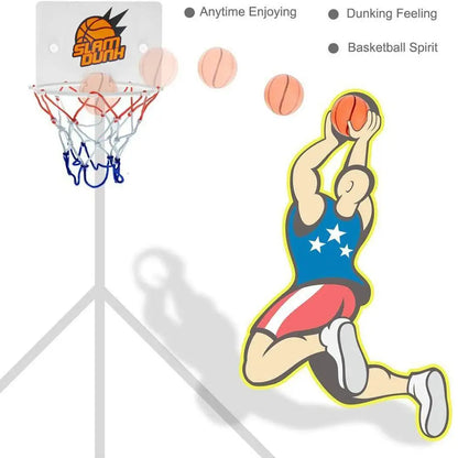 VitaHome™ MiniDunk Pro Indoor Basketball Hoop & Ball Set