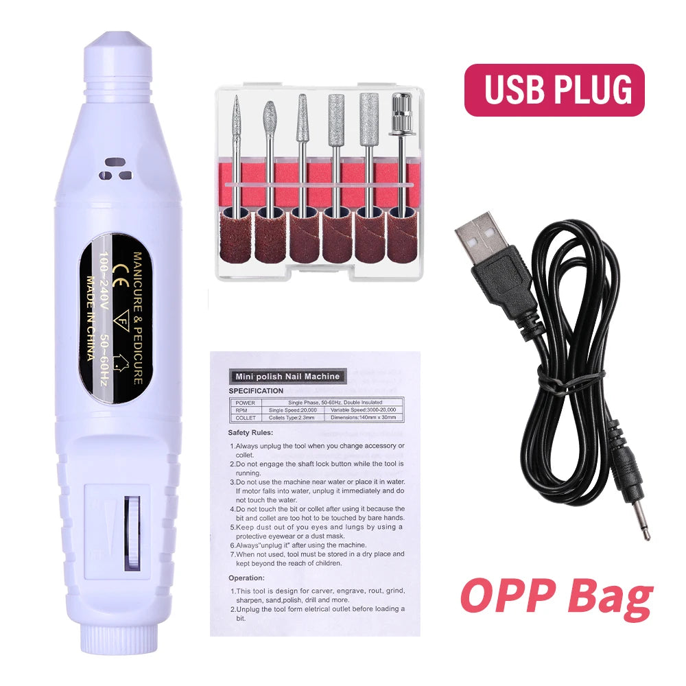 VitaCare™ ProStudio 6-in-1 Electric Nail Drill & Manicure Kit