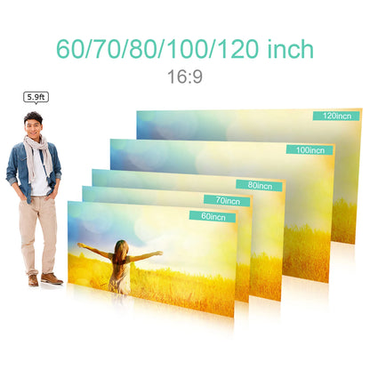 VitaHome™ CineView Pro Portable Anti-Light Projection Screen