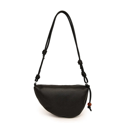 Schultertasche aus Echtleder – Ansicht 7