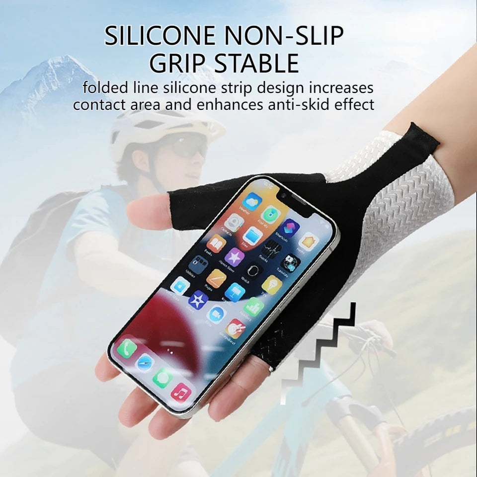 GTUBIKE Summer Breathable Half-Finger Cycling Gloves