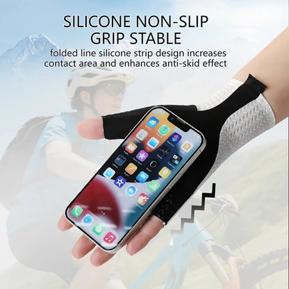 GTUBIKE Summer Breathable Half-Finger Cycling Gloves
