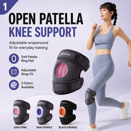 Kniebandage mit Patella-Gelpolster