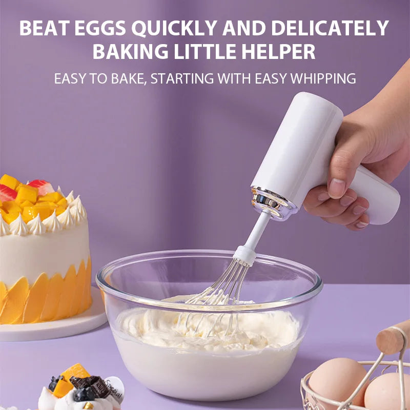 Vital™ Cordless Rechargeable Handheld Electric Egg Beater & Baking Mixer