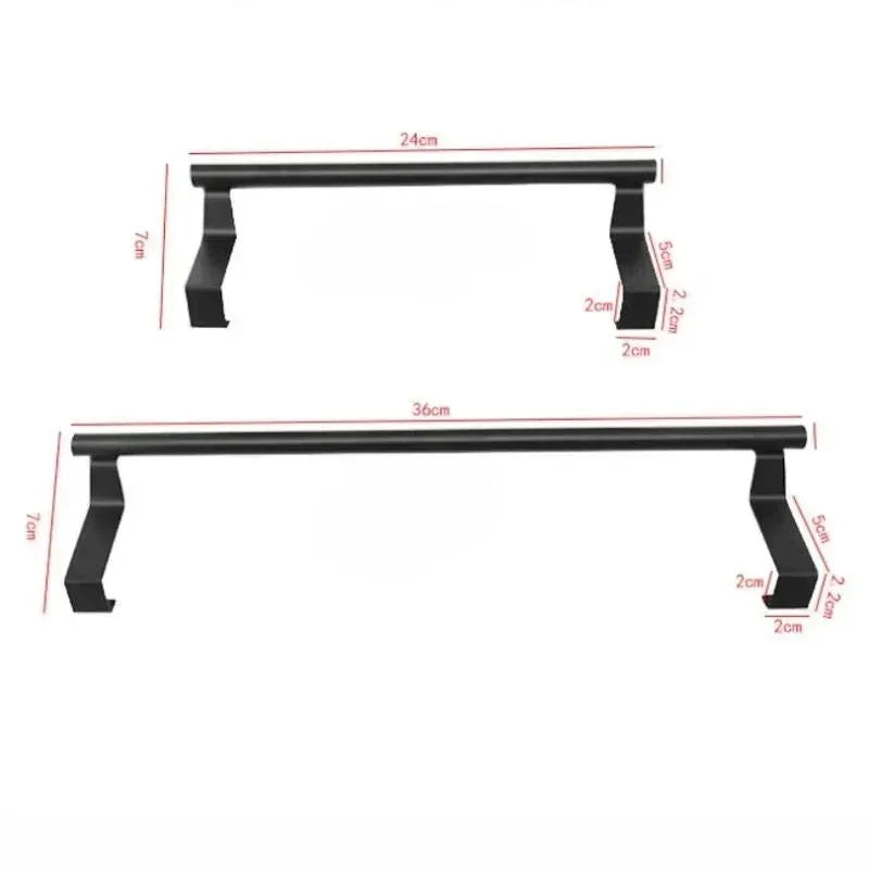 VitaHome™ DrapePro Stainless Steel Over-the-Door Towel Rack