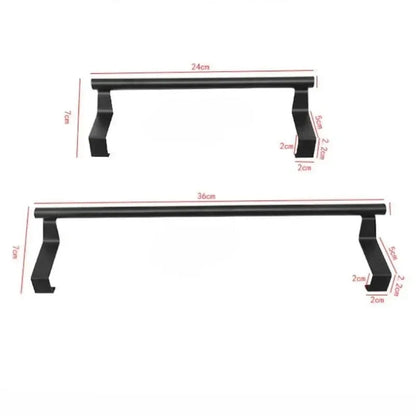 VitaHome™ DrapePro Stainless Steel Over-the-Door Towel Rack