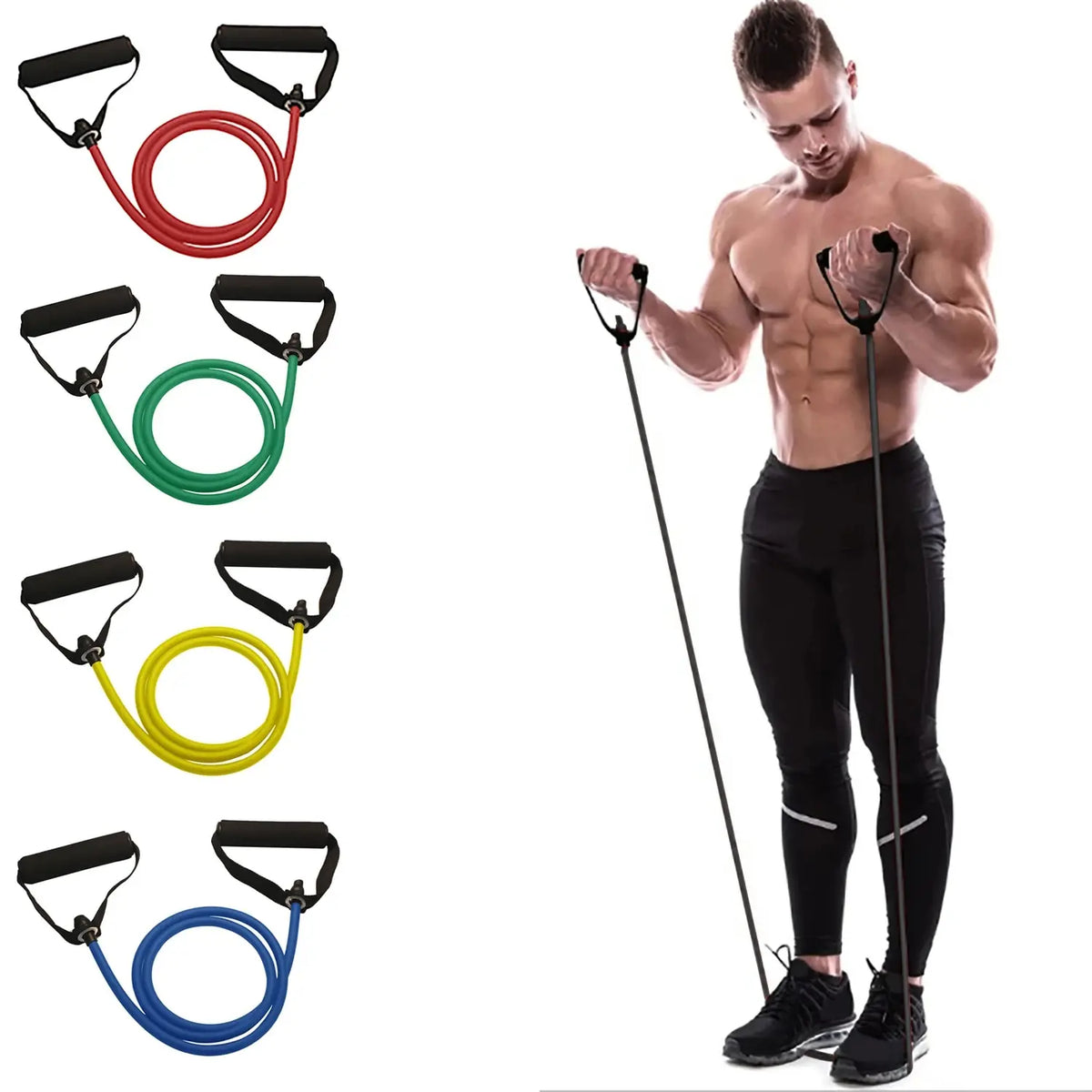 VitaCare™ PowerBand Pro Stackable Resistance Bands with Comfort Handles