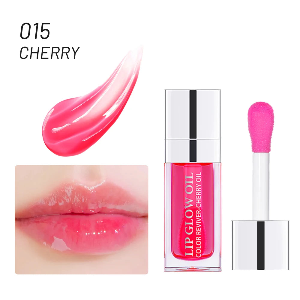 Vital™ Crystal Jelly Moisturizing Lip Oil & Plumping Gloss | Hydrating Tinted Lip Glow