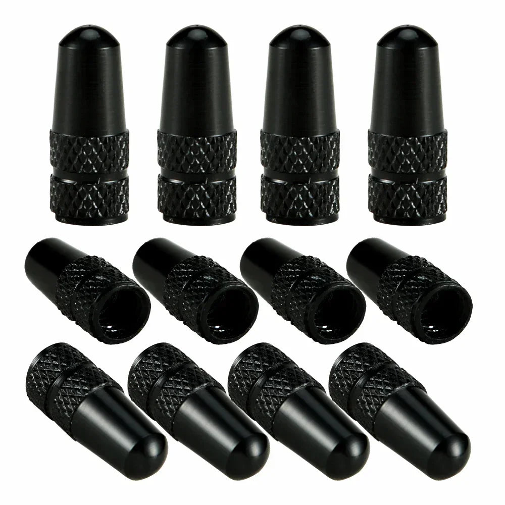 4PCS Aluminum Alloy Presta Valve Caps For Road MTB Track Racing Bike Tires French Valve Wheel Tube Covers – Ansicht 5