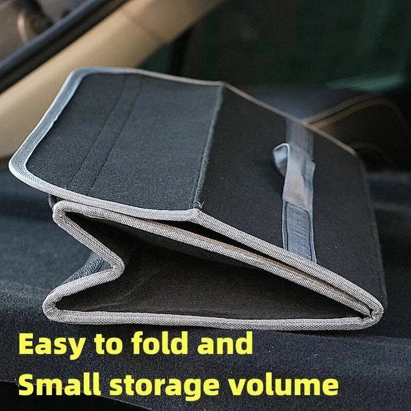 Car Storage Bag Car Trunk soft Organizer Felt Storage Box Accessories Large Anti Slip Compartment Boot Storage Organizer Tooll – Ansicht 3