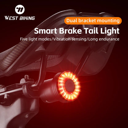 VitaHome™ SafeBrake Smart LED Bike Tail Light