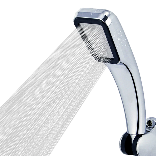 300 Holes High Pressure Rainfall Shower Head Water Saving 3 Color Chrome Black White Sprayer Nozzle Bathroom Accessories